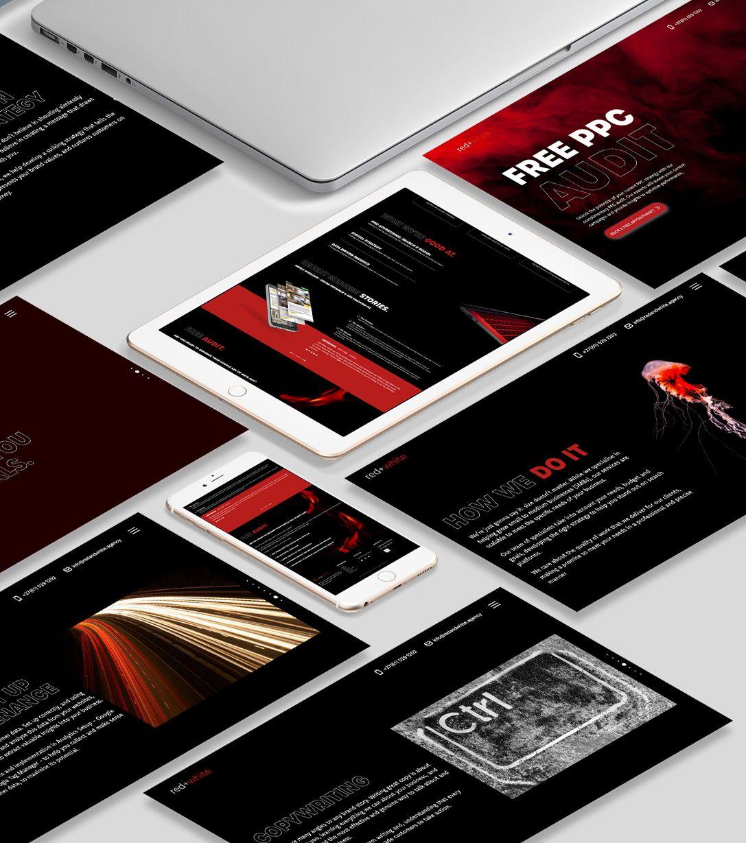 Red+White Agency Website Development