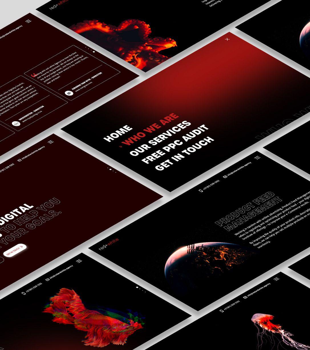 Red+White Agency Website Development