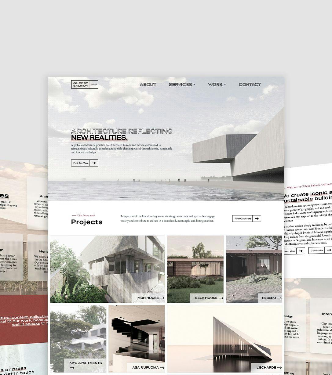 Gilbert Balinda Architect Website Development