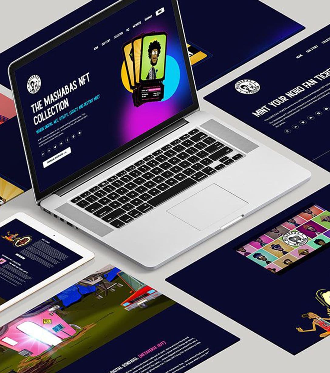 Noko Mashabas NFT Collection Website Development