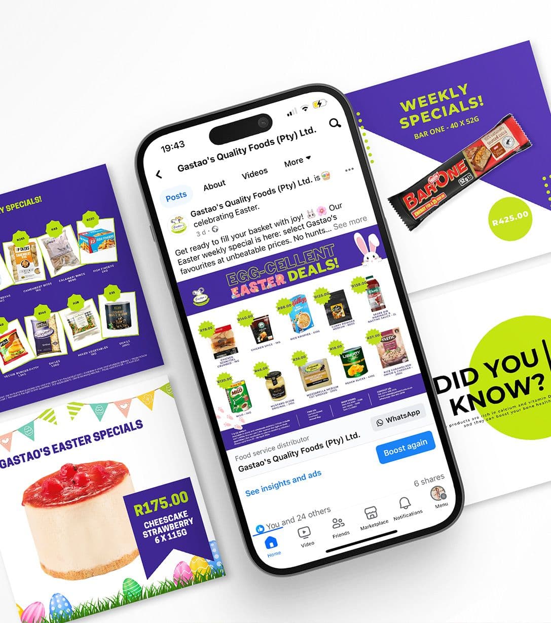 Gastao's Quality Foods Social Media Management